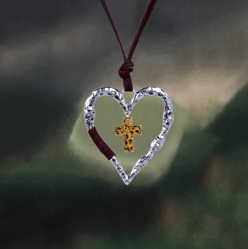 Faith Retro Alloy Vintage Necklace