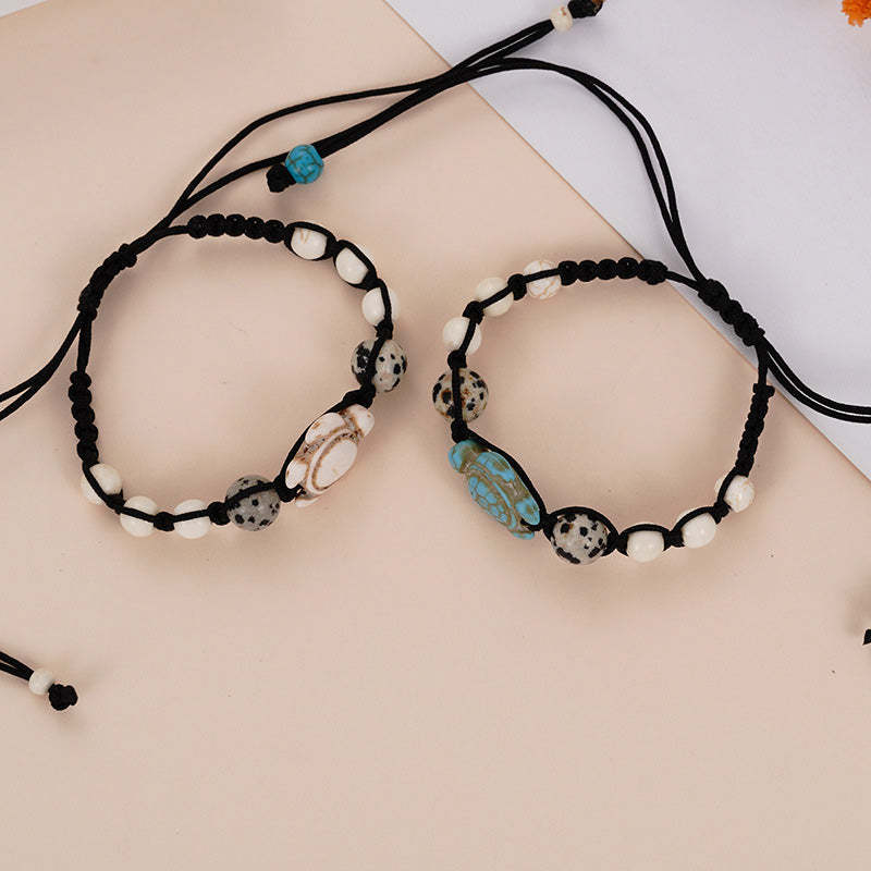 Bohemian Turquoise Braided Vintage Bracelet