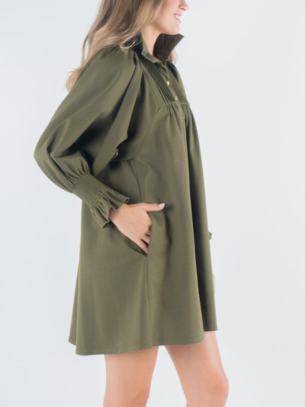 Olive Night Dress