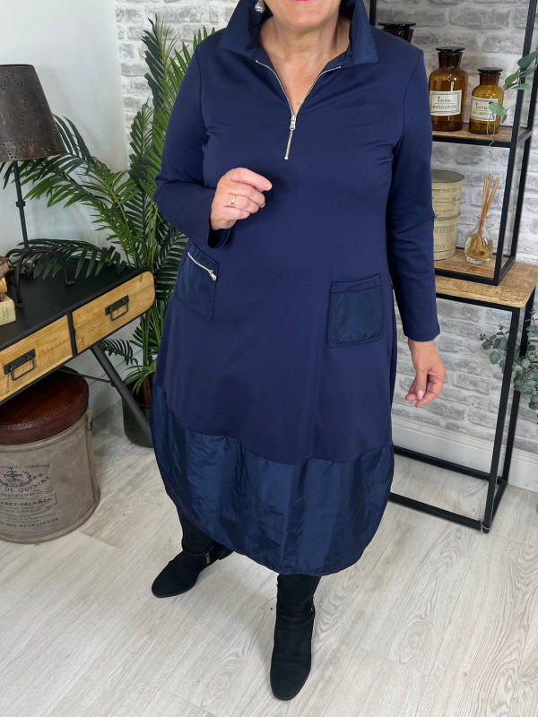 Long Sleeve Casual Sweatshirt Dress