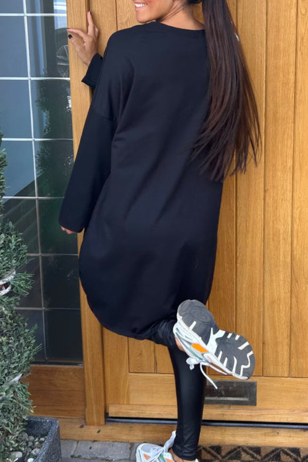 Casual Leona Heart Zipper Sweatshirt