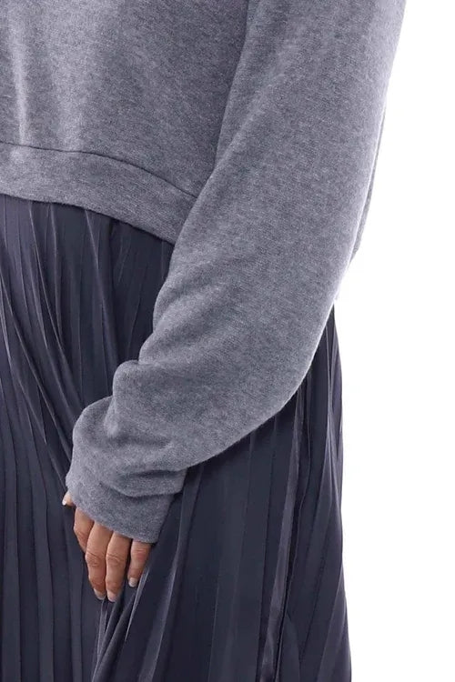 Vintage Pleated Jumper Dress