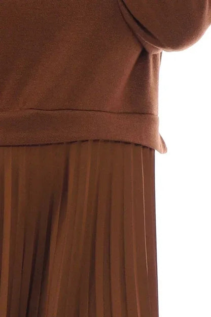 Vintage Pleated Jumper Dress